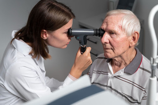 Showing the Steps of Retinal Surgery to Treat Eye Problems